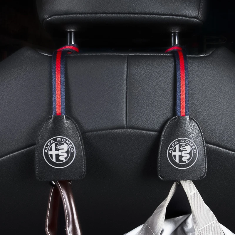 

Car seat backrest hook holster concealed multi-function suitable for Alfa Romeo- Giulia Stelvio Tonale 147 156 159 166 MiTo 4C