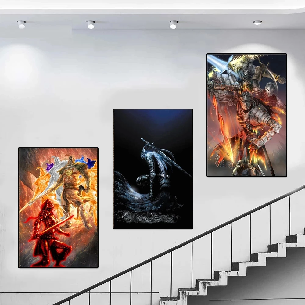 Постер классической игры Темные души 3 декоративная картина на холсте настенная