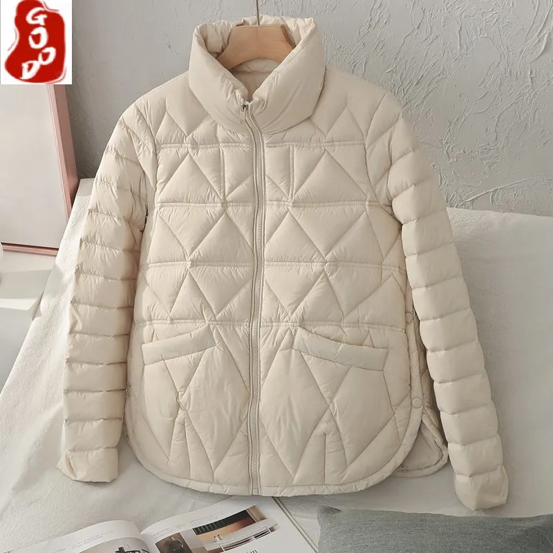 

Осенне-зимнее белое пуховое пальто Женская куртка женская одежда 2021 Корейская ульсветильник пуховая куртка женские парки для зимы 20002