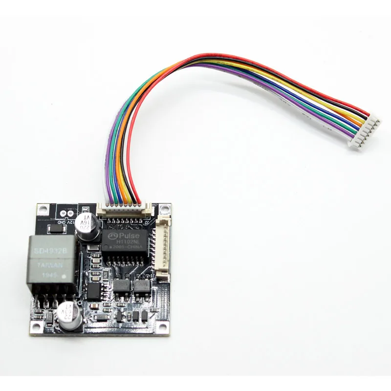 Плата модуля Smart POE IEEE802.3af/at для сетевой IP камеры видеонаблюдения H.265 8 контактов