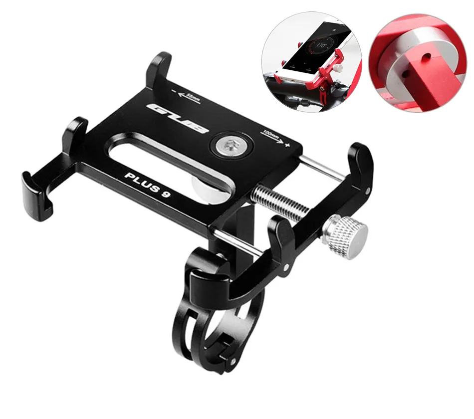 Универсальный держатель для мобильного телефона GUB PLUS 9 из алюминиевого сплава с