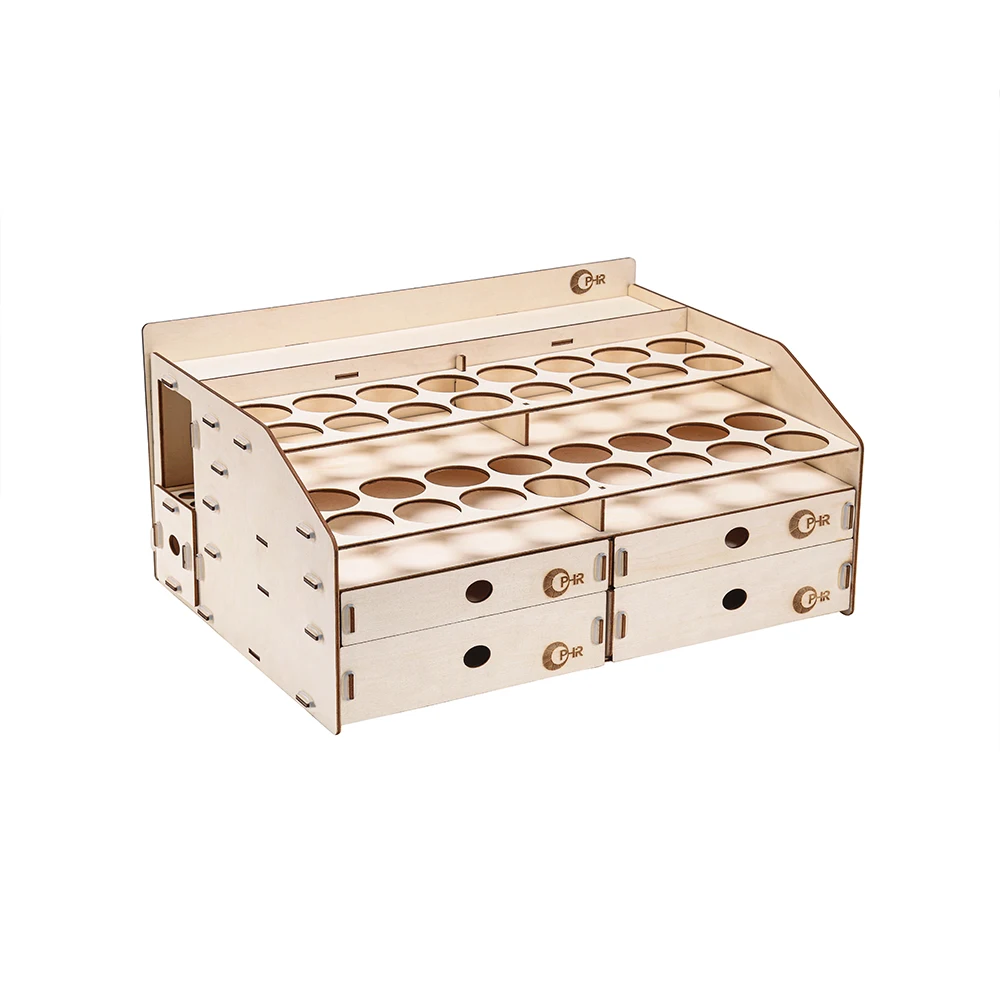 OPHIR Wood Acrylic Paints Rack with Mark Pen Storage MG062 |