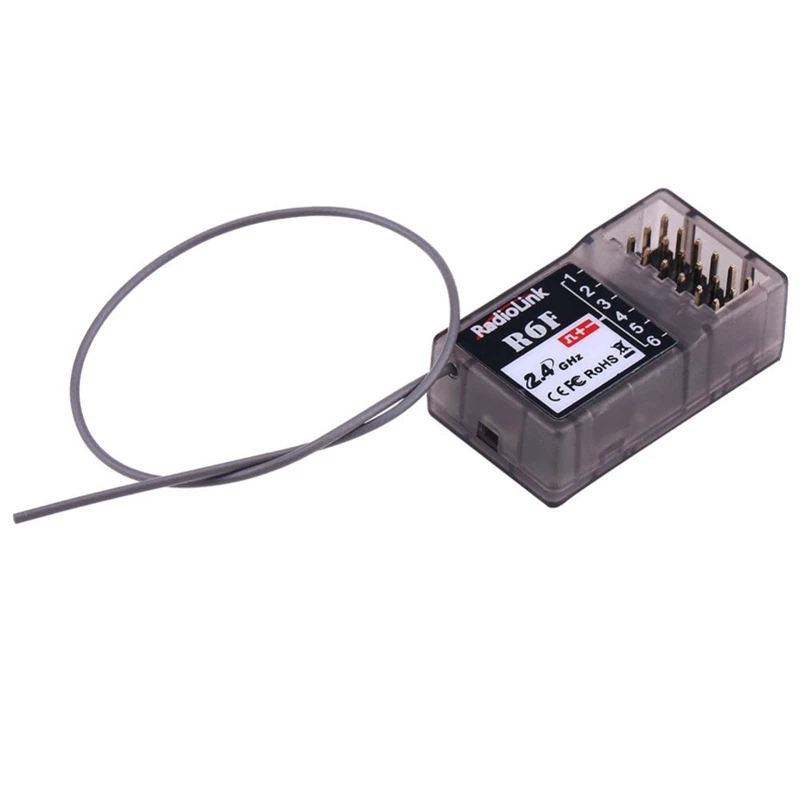 Radiolink R6F 6CH 2.4GHz RC Car and Boat Receiver for RC6GS RC4GS RC3S RC4G T8FB Transmitter | Игрушки и хобби