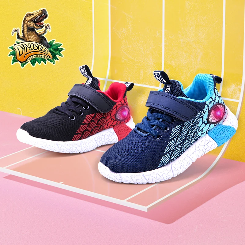 Dinoskulls детская обувь 2020 весенняя одежда для мальчиков светящиеся кроссовки 3 Дети