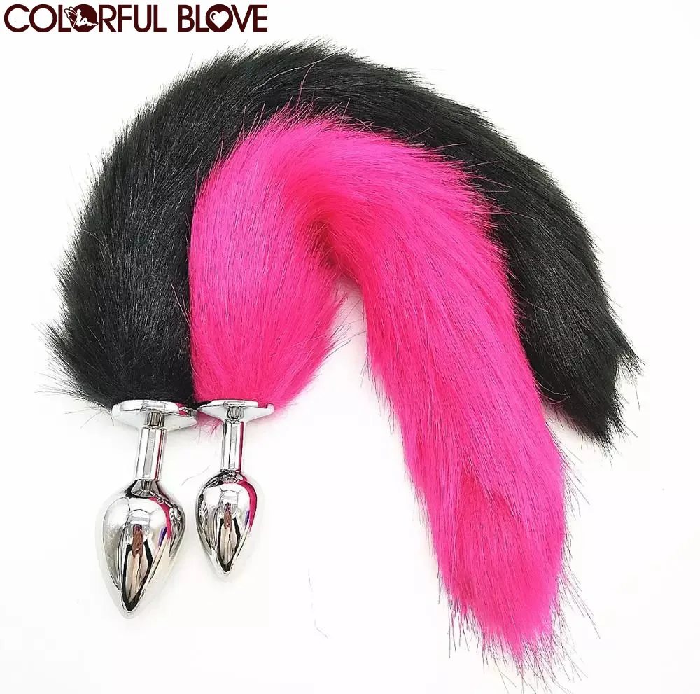 Металлические перья анальные игрушки лисий хвост Анальная пробка секс игрушка