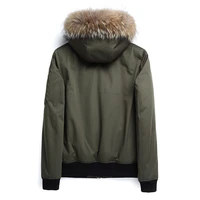 parka real wool liner coat winter men raccoon fur collar parkas plus size jacket 2303 my1183