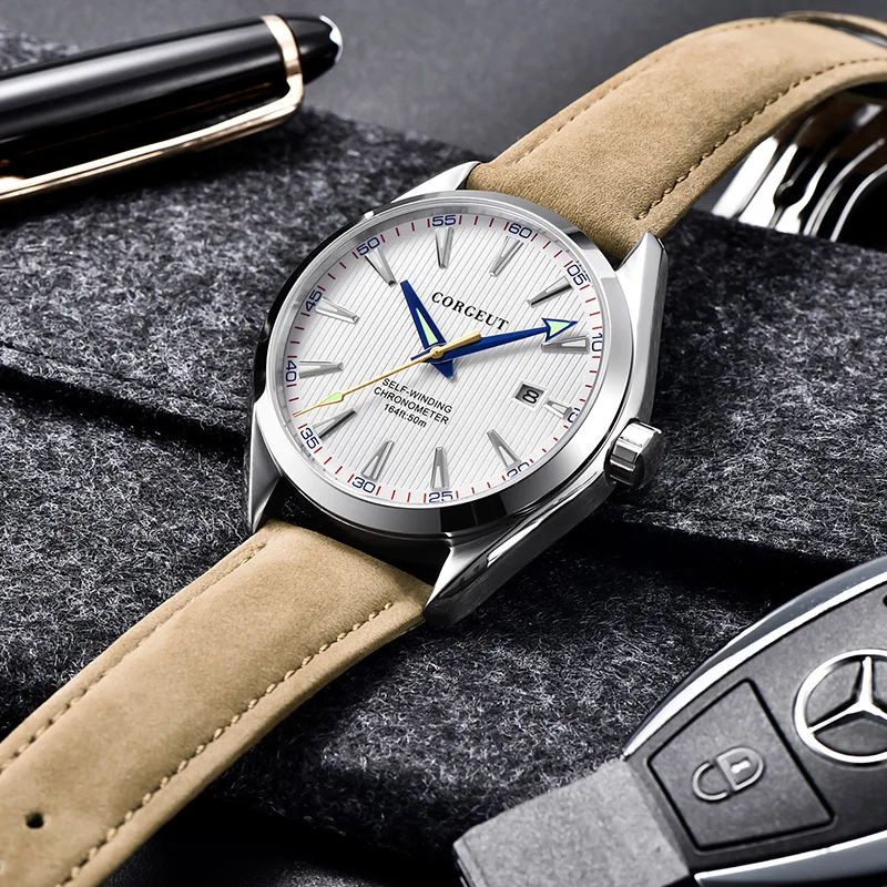 Часы мужские механические водонепроницаемые в стиле ретро 50 м | Наручные часы