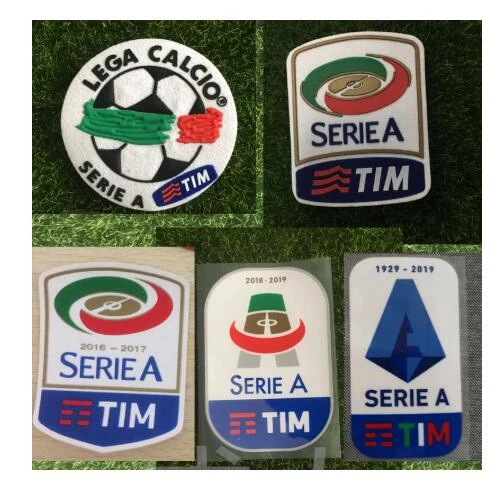 

Parche de la Serie A de Toppa, Parche de la Serie B Tim, liga italiana, Lega Calcio, con bandera de 3 y 4, 2005-2008