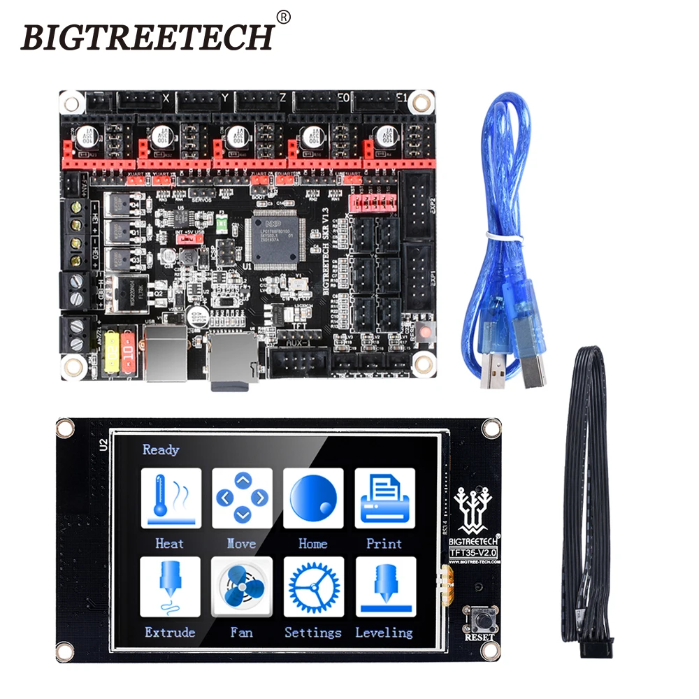 BIGTREETECH SKR V1.3 плата контроллера TFT35 сенсорный экран открытый исходный Reprap для 3D