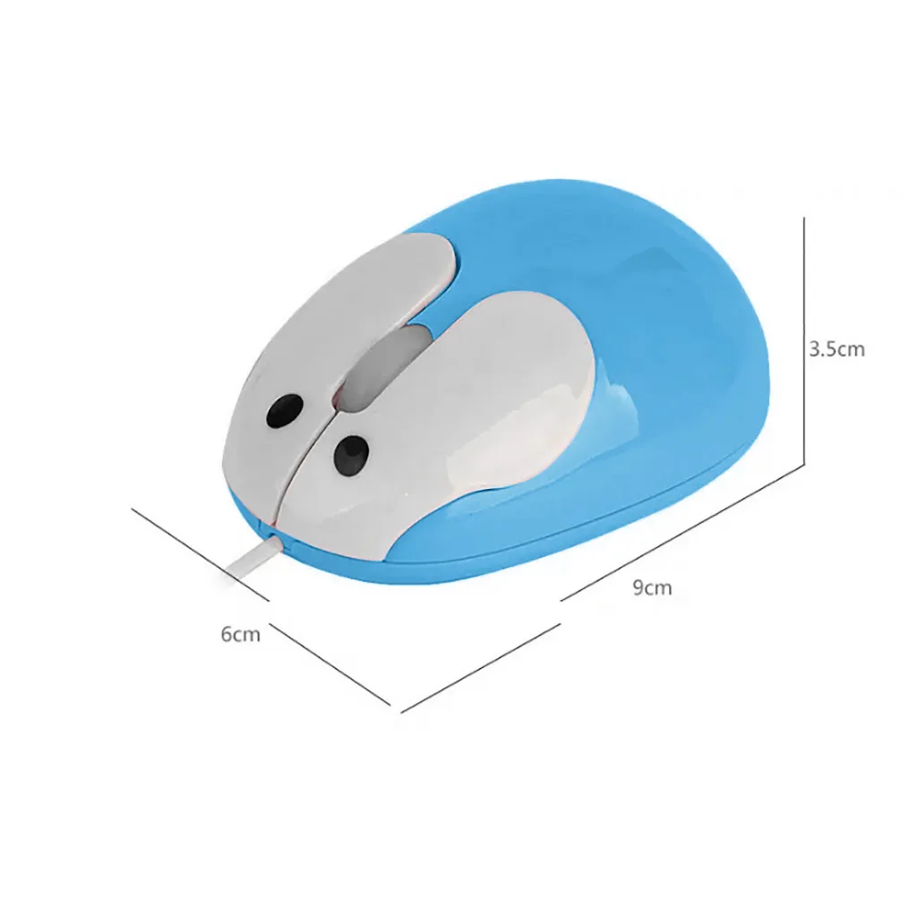 Новинка 800 dpi 3D оптическая USB Проводная мышь милый мультфильм кролик мышь raton ordenador con кабель для детей девочек игровая мышь z0725