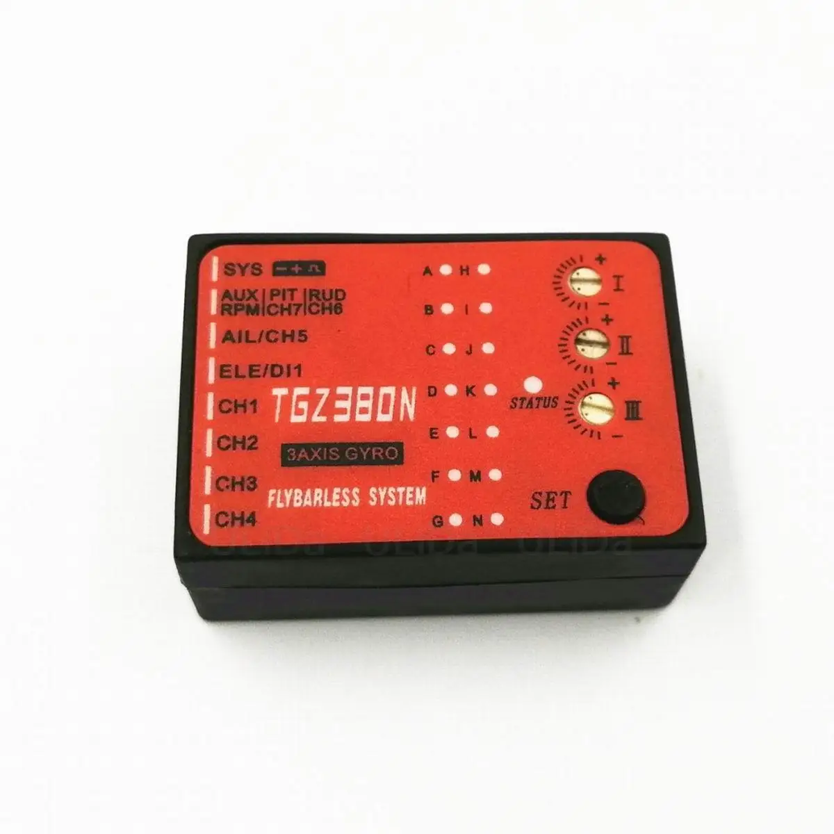 МБ TGZ380N 3 оси гироскопа Flybarless Системы для TREX T-REX и т. д. 450 550 600 700 RC вертолет FBL DFC |