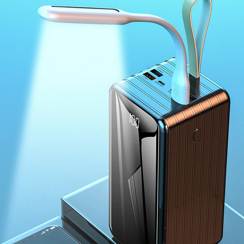 power bank 80000mah portable charging poverbank mobile phone external battery charger powerbank 80000 mah for xiaomi iphone 12 x free global shipping