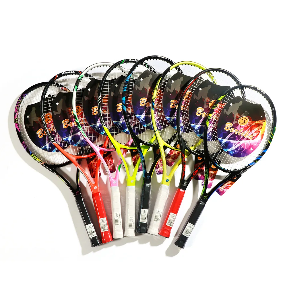 

Professional Tennis Racket Carbon One Single Male And Female Beginner Sports Student Gift Training Device Set Tennis Racket -40