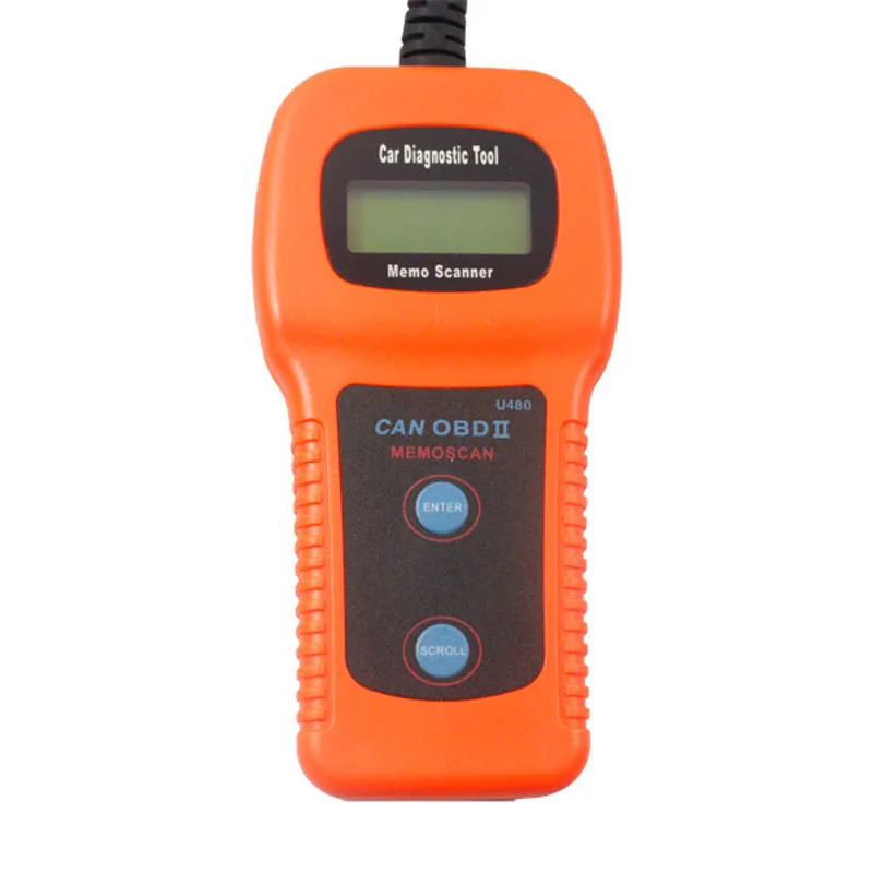 Считыватель кодов двигателя/шины CAN U480 устройство для считывания OBD2 OBDII