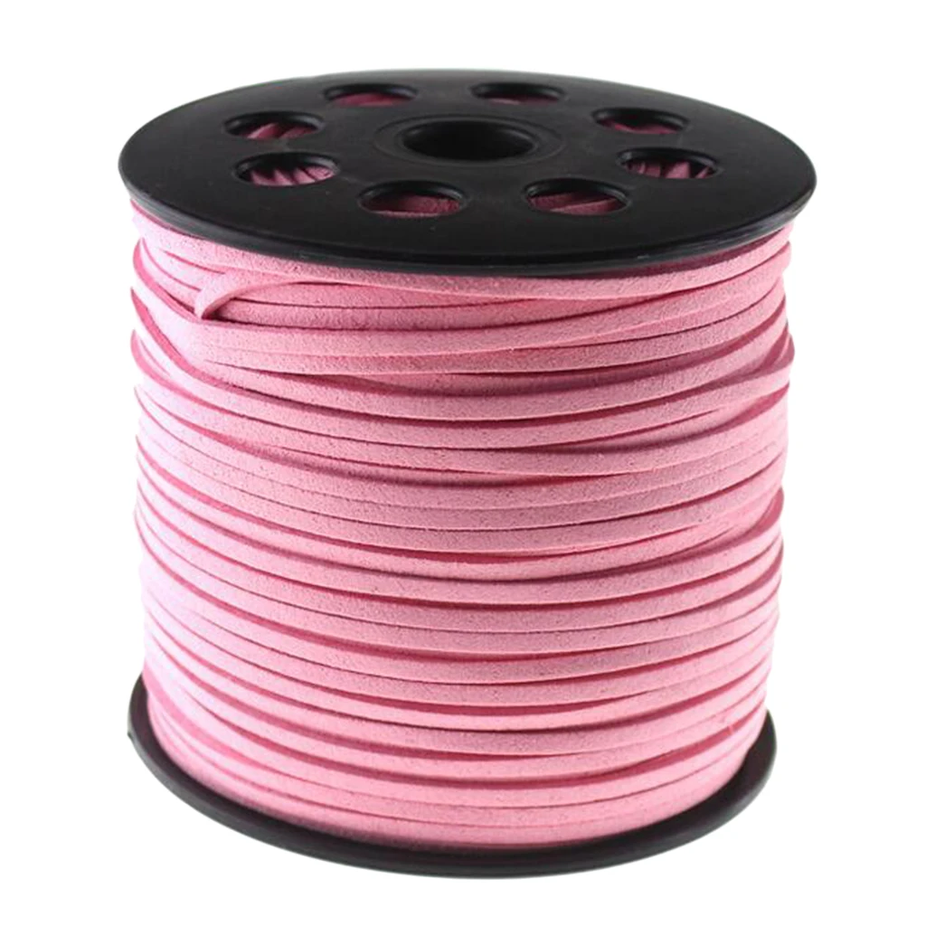 

3mm /91 Meters Suede Cord Multicolor For Woman Fashion Jewelry Making Garments Decorations Crafts DIY