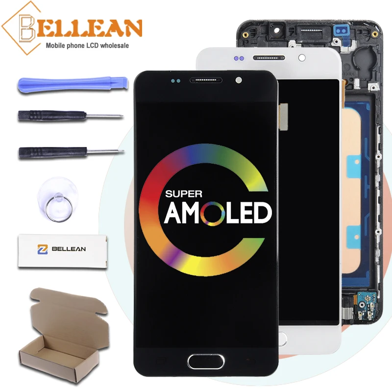 Catteny Акция A3 дисплей для samsung Galaxy A310 Lcd кодирующий преобразователь сенсорного экрана в сборе A310F дисплей с рамкой
