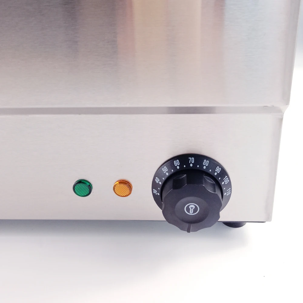 Нержавеющая сталь еда Bain Marie Коммерческая буфет изоляция глубокая суповая плита подогреватель пищи машина для кухонного прибора