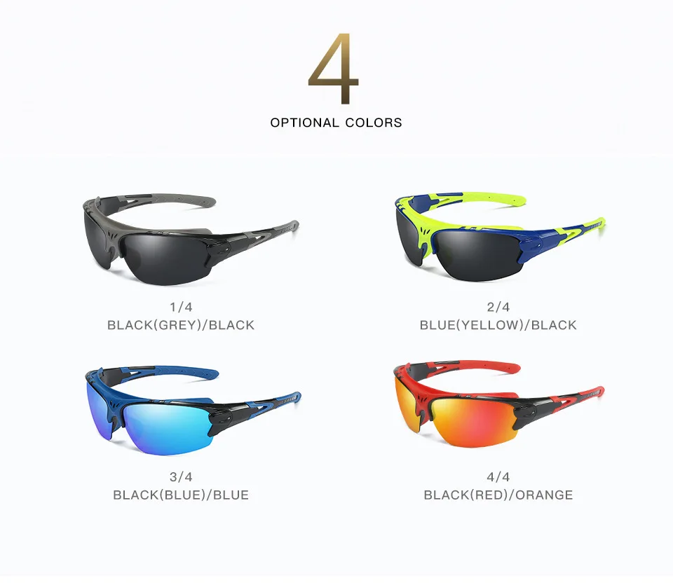 

2018 New Sports Polarized Sunglasses Riding Glasses Windproof Sunglasses 5316