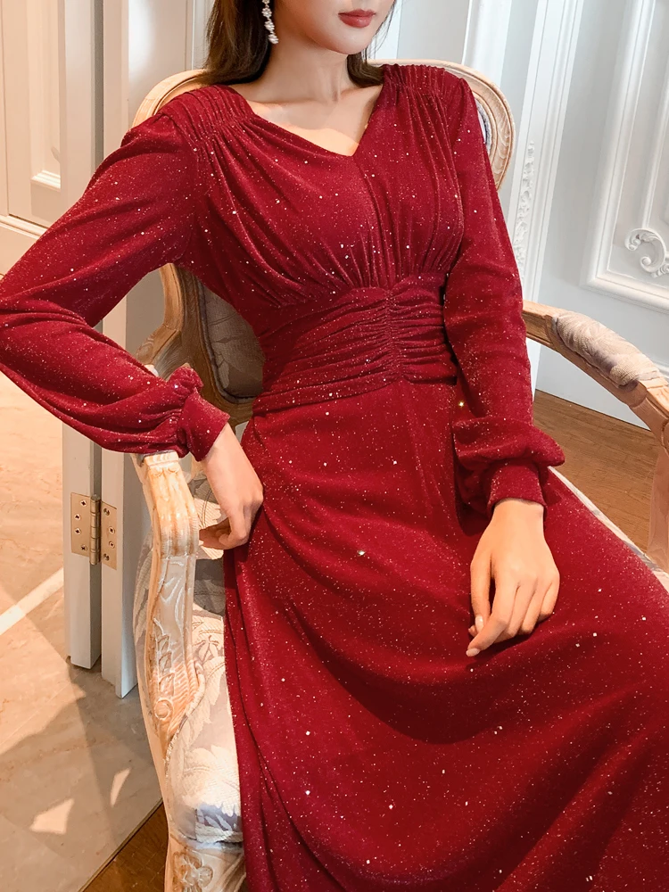 

French Dress Long Skirt New Women's Dress in Spring 2021