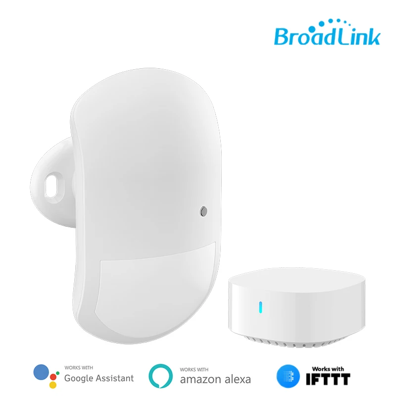 

Broadlink Smart PIR Motion Sensor Detect Alert Wireless Home Security Driveway Alarm Via Alexa Google Home IFTTT With S3 HUB