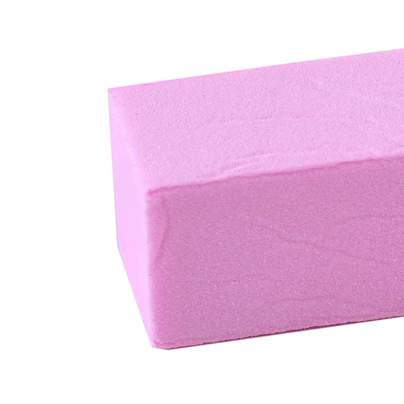 

7Pcs/set Pink Form Nail Buffers File UV Gel White Nail File Buffer Block Polish Manicure Pedicure Sanding Nail Art Tool Buff New