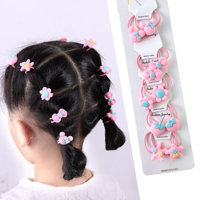 1 комплект в Корейском стиле 2020 Ручной Работы Веревки девочки резинкой милые