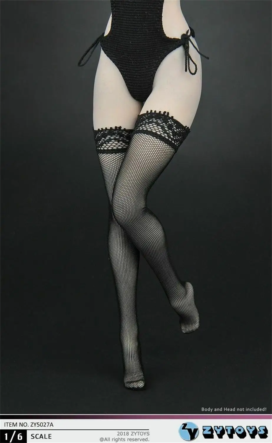 

ZYTOYS 1/6 ZY5027A /B Pink / Black Cat Hairpin Corset Stockings Clothing Fit 12" Female Figure Doll Toys