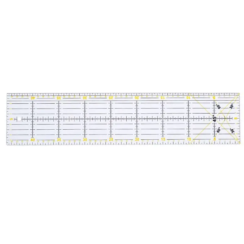 

2021 New 5pcs/set Rectangle Patchwork Quilting Drawing Straight Rulers Sewing Tailor Craft Tools