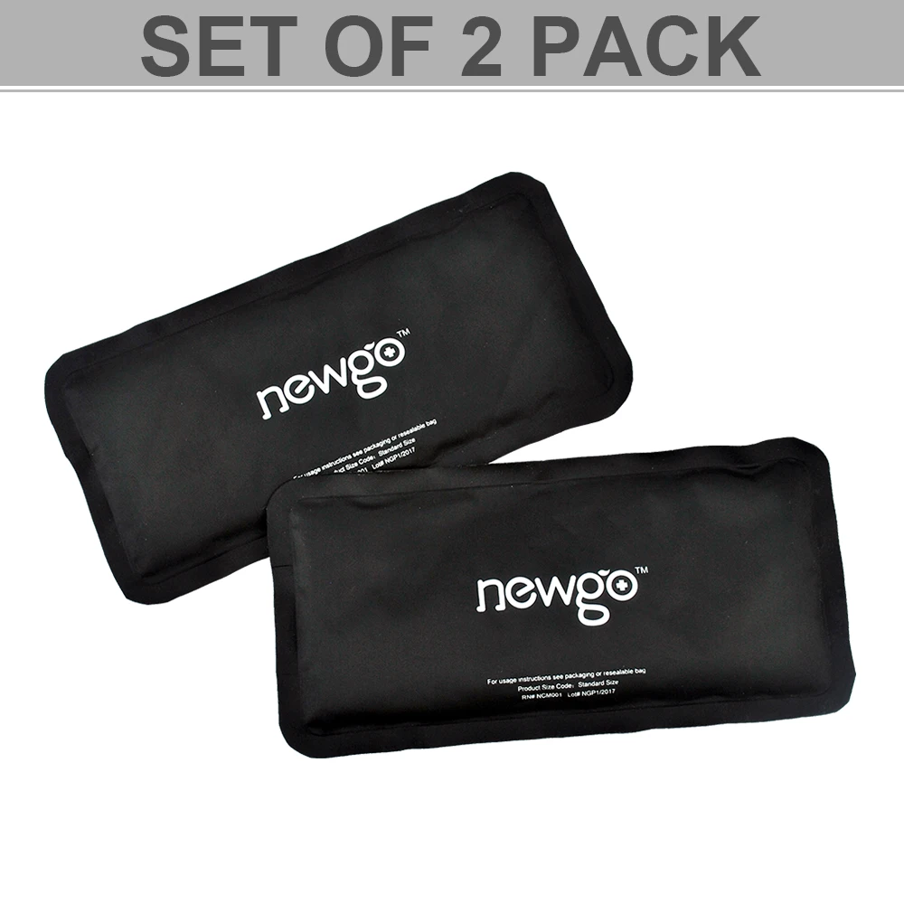 

2 pcs/box Ice Pack for Cold Therapy Reusable Hot Cold Pack for Injuries Back Pain Sprains Swelling and Bruises for Knee elbow