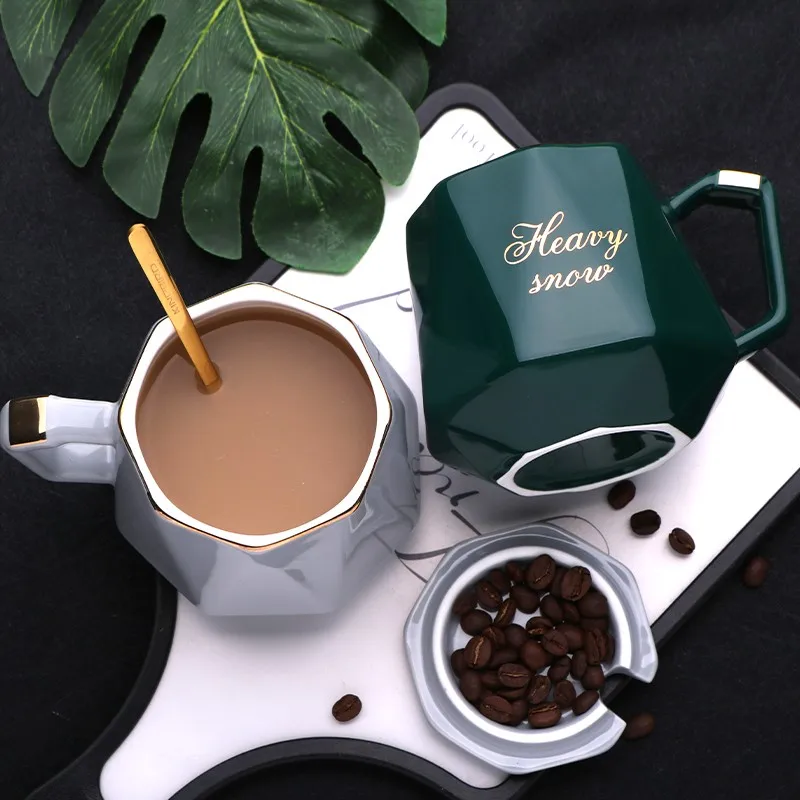 Новинка 2020 кофейная чашка из керамического материала модная Подарочная для
