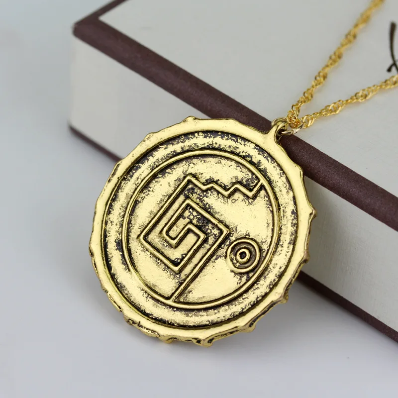 Аксессуары для фильмов Карибский АКГ Пираты Ацтекское раннее Ожерелье Ретро