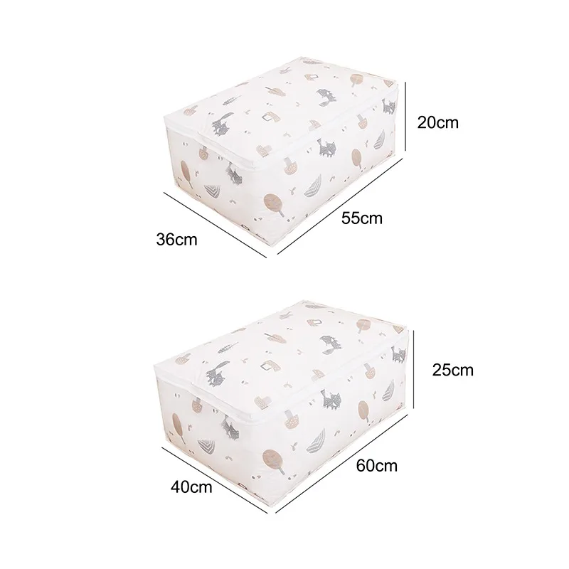 

NEW Foldable Storage Bag Clothes Blanket Quilt Closet Sweater Organizer Box Pouches Fashion Sale Clothes Cabinet Organizer