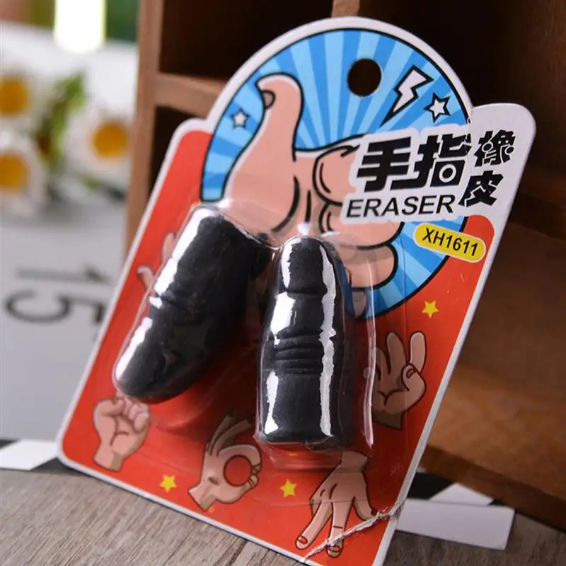 20pcs Thumb Shape Eraser lovely Creative Stationery Pencil Erasers Gift for Kids Students (Random Color) | Канцтовары для офиса и