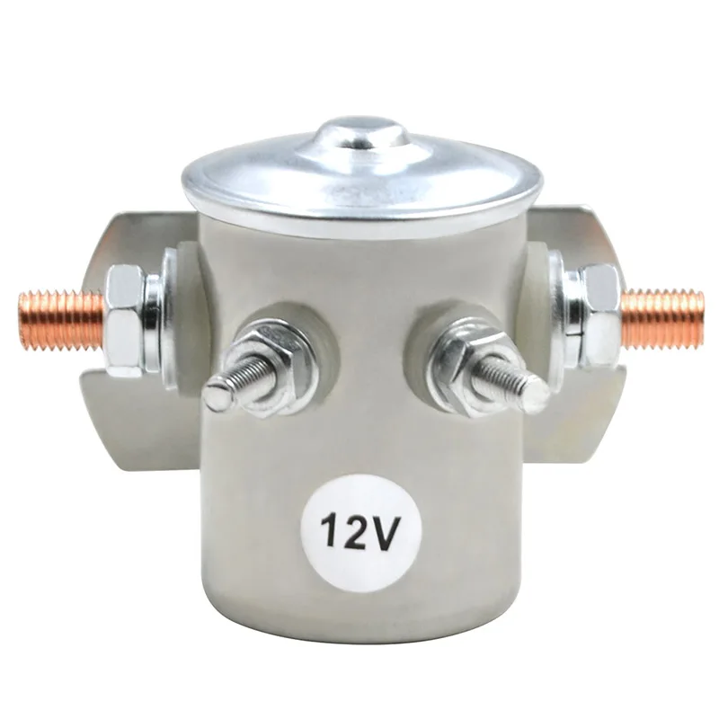 

Max 300A Continuous Duty Solenoid Relay Nickel-Plating For Golf Carts Winch Marine In Rush 12V SA-4201 SAS-4201 SAS-4202 SAS-421