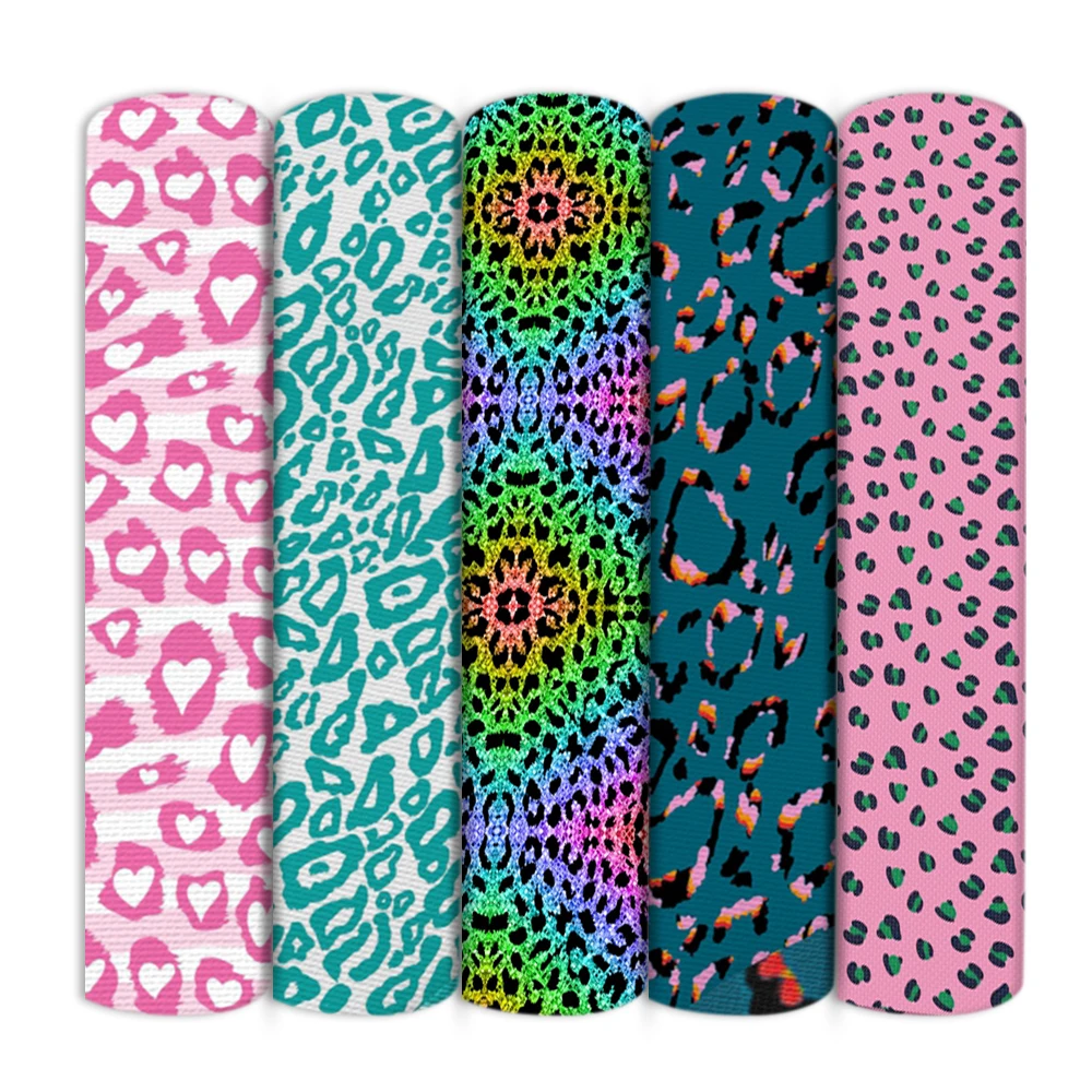 Градиентный цвет леопард 100% хлопок шитье ткань ручной работы для рукоделия 1Yc13544