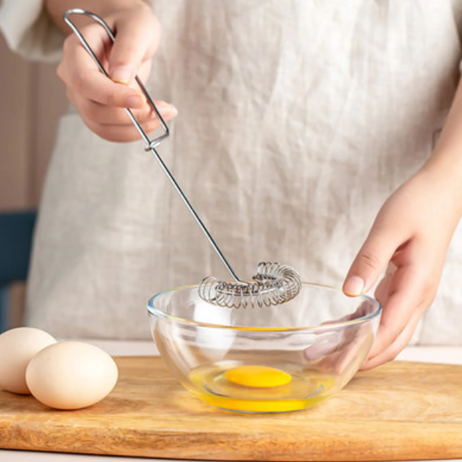 

Spring Egg Stirrer Beater Baking Pastry Tools Coil Whisk Milk Blender Whisking