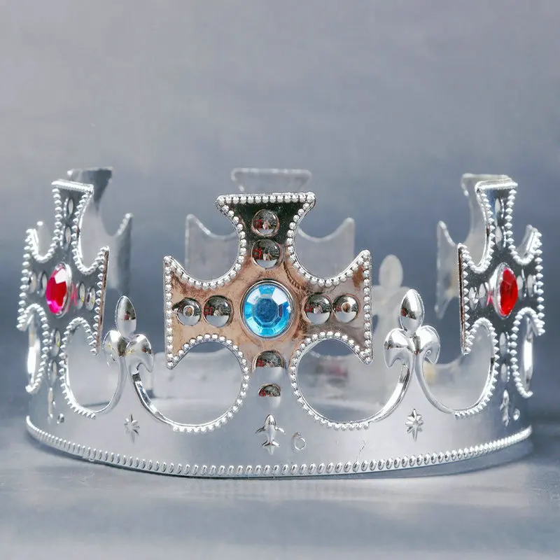 Дети императорская корона День рождения украшение Королевский Король пластик