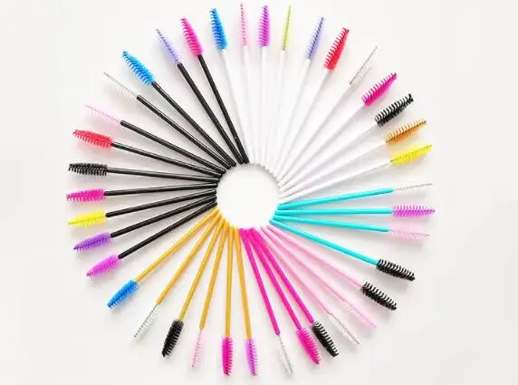 100 шт. ресниц палочки с кисточкой для туши гребень наращивания отдельному