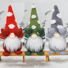 Рождественские безликие гномы в виде Санты, украшения для новогодней елки, рождественские украшения для дома, новый год 2021, 2022