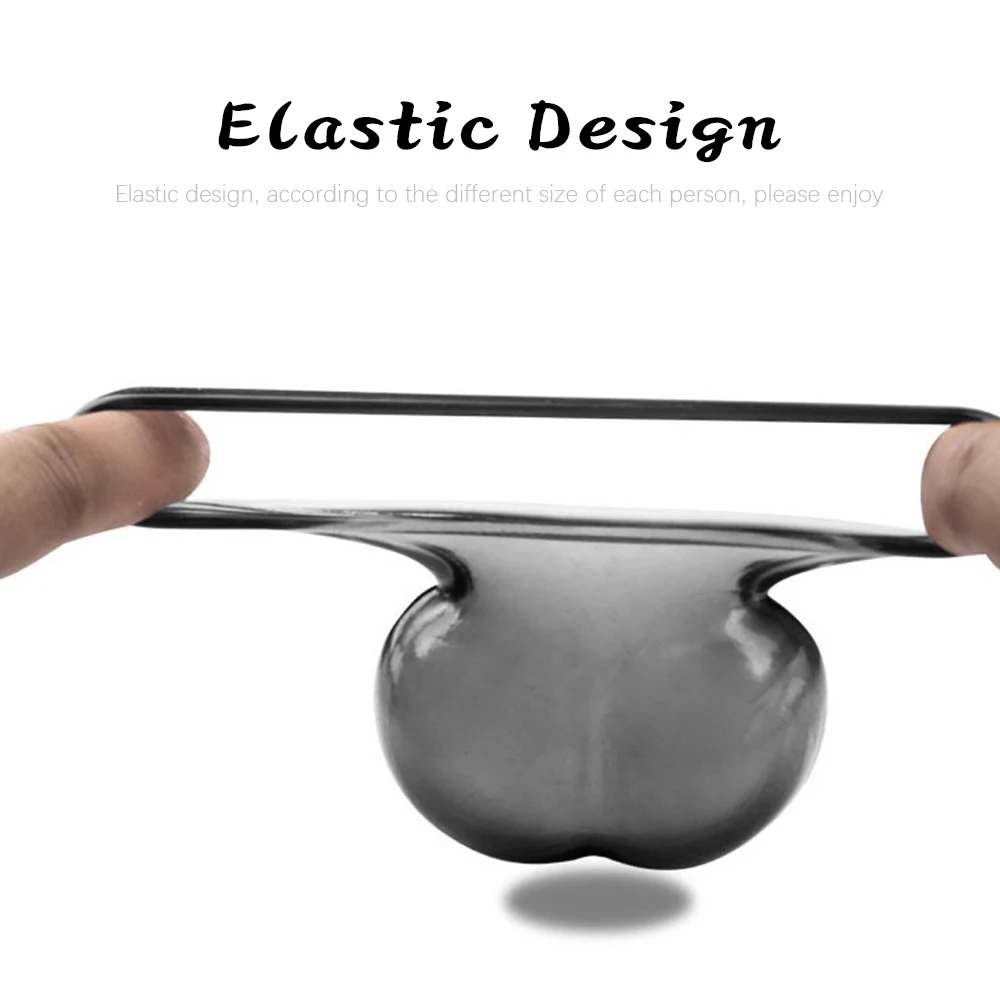 Кольцо на пенис секс-игрушка Мягкий рукав для мошонки стимуляция эрекции