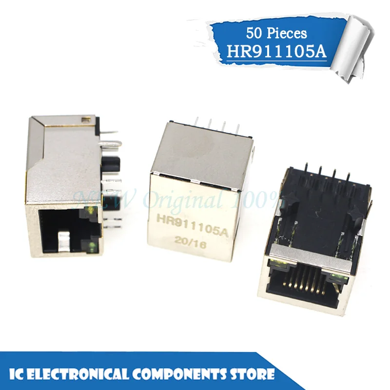 

New original 50pcs/lot HR911105A HR911105 RJ45