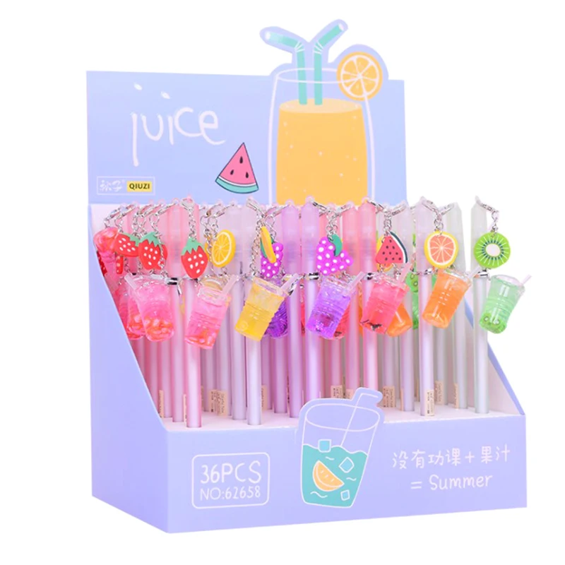 

1 шт. Милая гелевая ручка в виде фруктов, инструмент для письма в офисе, ручка-игла, японские канцелярские товары, подарок для детей