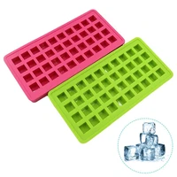40 grids silicone square ice cube mold tray diy jelly mould kitchen tool
