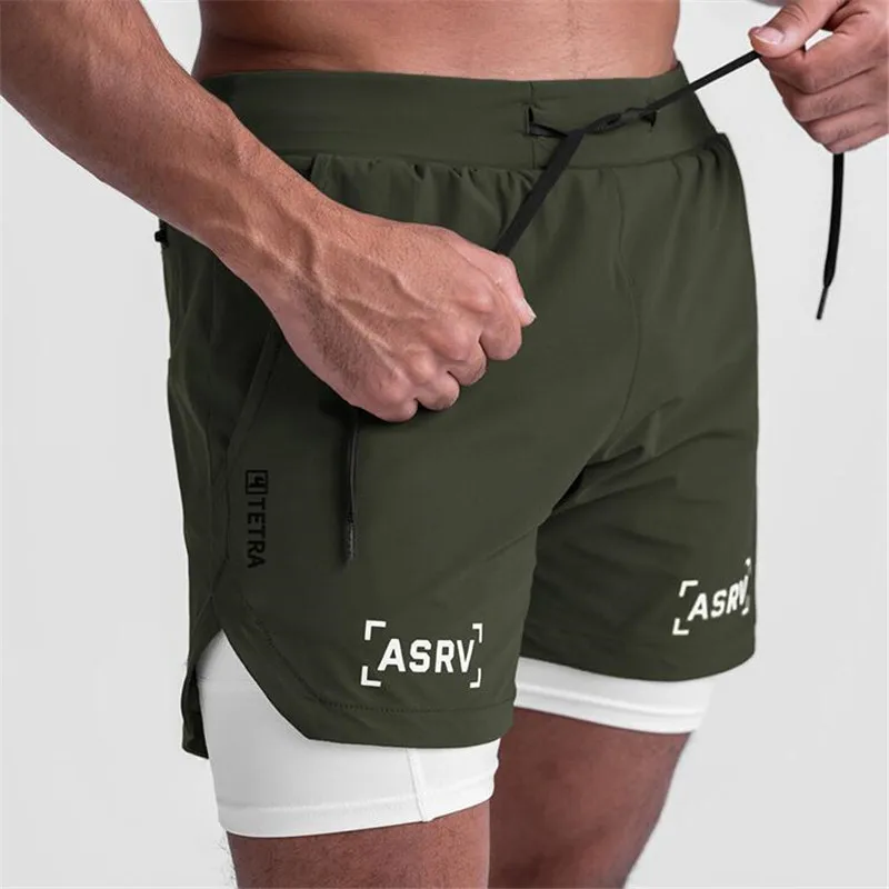 

Мужские шорты для бега, мужские шорты для спортзала, мужские спортивные шорты кроссфита 2 в 1, мужские шорты для фитнеса, баскетбола, бега, шор...