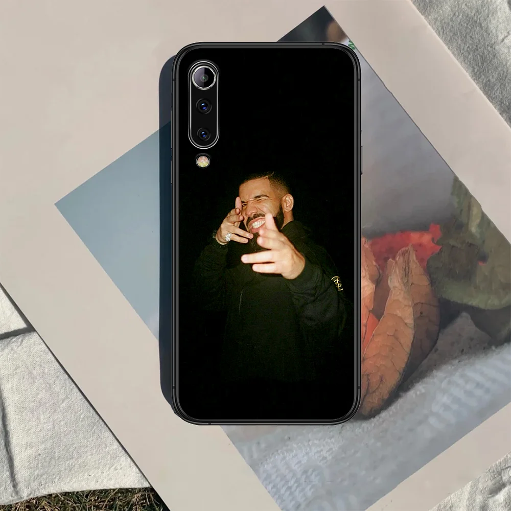 

Drake Drake rapper Phone case For Xiaomi Mi note 10 A3 9 MAX 3 A2 8 9 Lite Pro ultra black Cover Tpu Coque Trend Hoesjes