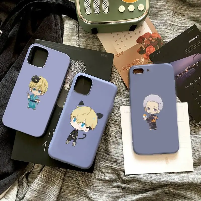

Manga Tokyo Revengers Phone Case Candy Color for iPhone 6 7 8 11 12 s mini pro X XS XR MAX Plus