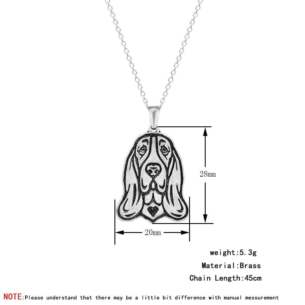 Кулон и ожерелье Kinitial кулон для собак щенков Очаровательное девушек женщин