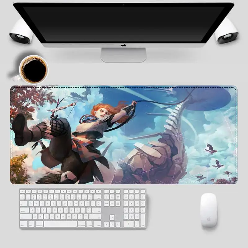 

Brand Horizon zero dawn Gaming Mouse Pad Gamer Keyboard Maus Pad Desk Mouse Mat Game Accessories For Overwatch