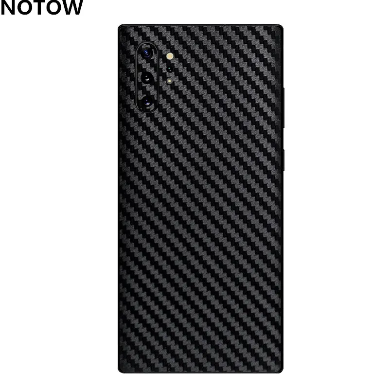 NOTOW Мода 3D углеродное волокно задняя паста защитная пленка наклейка для samsung Galaxy Note10/Note10plus/A70/A50/S10/S10Plus/s10E