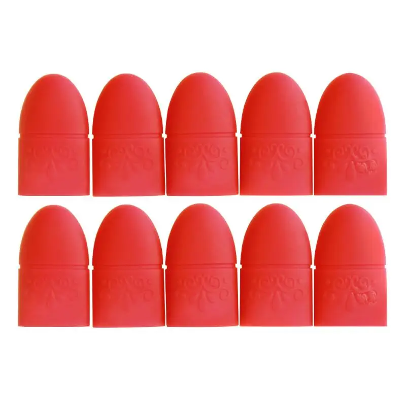 Удобный лак для ногтей удаления 10 шт. силиконовые маникюрные насадки УФ гель